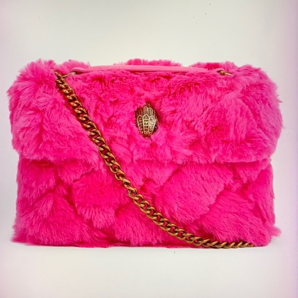 Kurt Geiger Handbags - Kurt Geiger London Medium Kensington Faux Fur Crossbody Bag